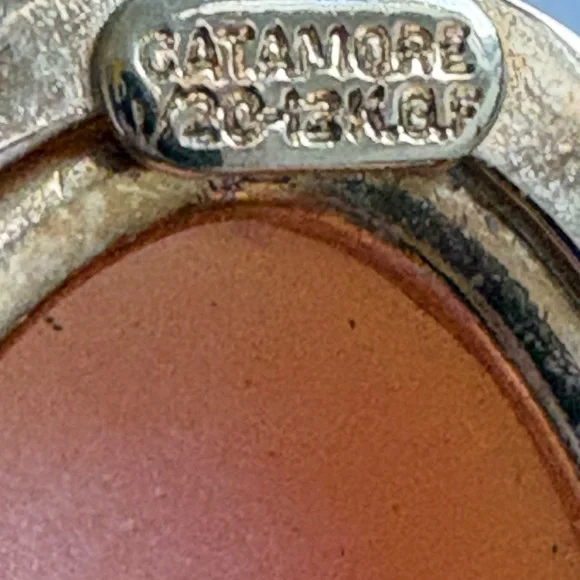 Vintage Catamore 12 Carat Gold Filled Cameo - Picture 8 of 8